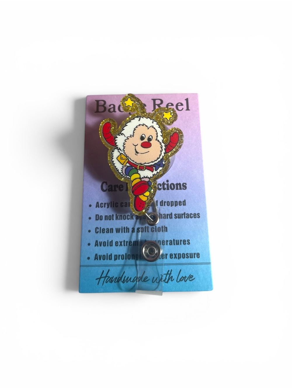 Rainbow Brite Mr. Glitters Badge Reel